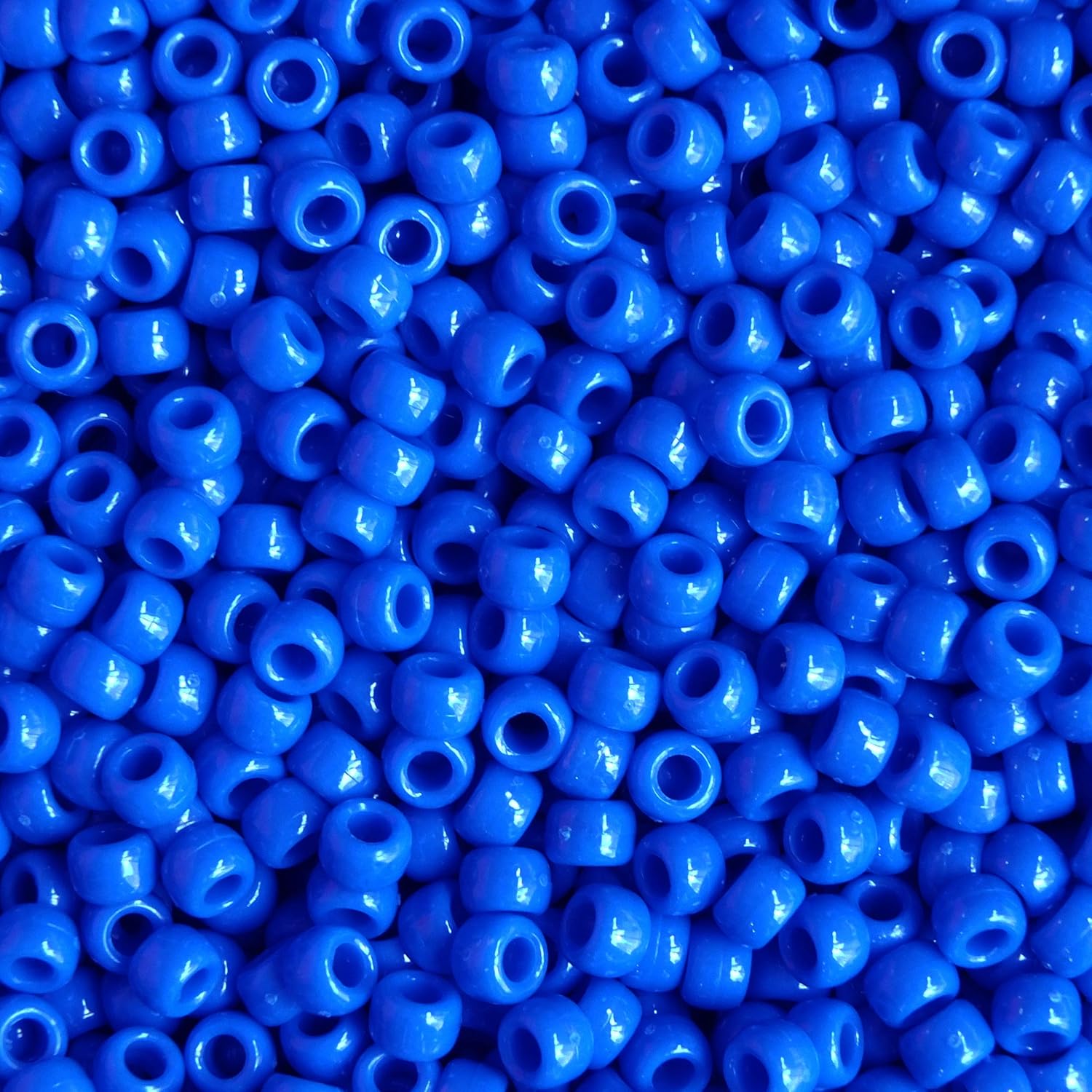 Cuentas de cuervo azul, cuentas de poni, fabricadas en Estados Unidos, 0.236×0.354 in