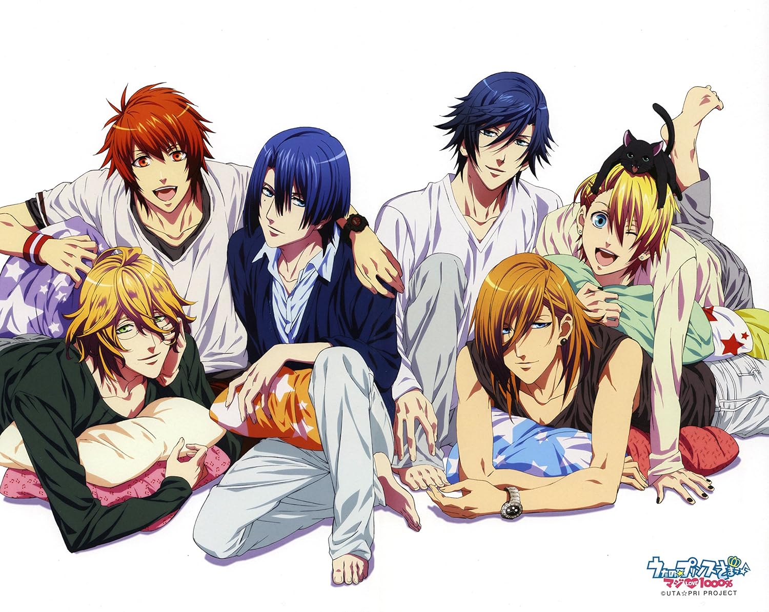 Uta No Prince Sama Poster Promo Anime Otoya Tokiya Purinsu Ren Masato Syo Utapri Love Clear Long Maji Japón 16×20 pulgadas