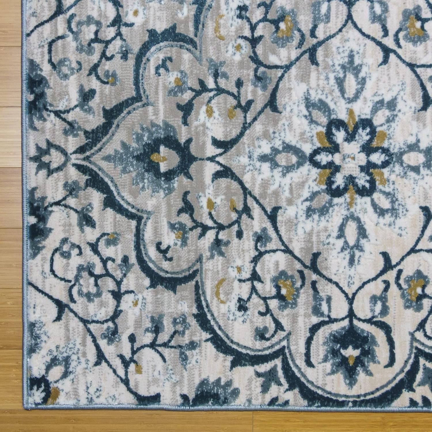 Gertmenian Alfombras clásicas de área tejidas para interiores, decoración abstracta bohemia del hogar, alfombra para sala de estar, cocina,