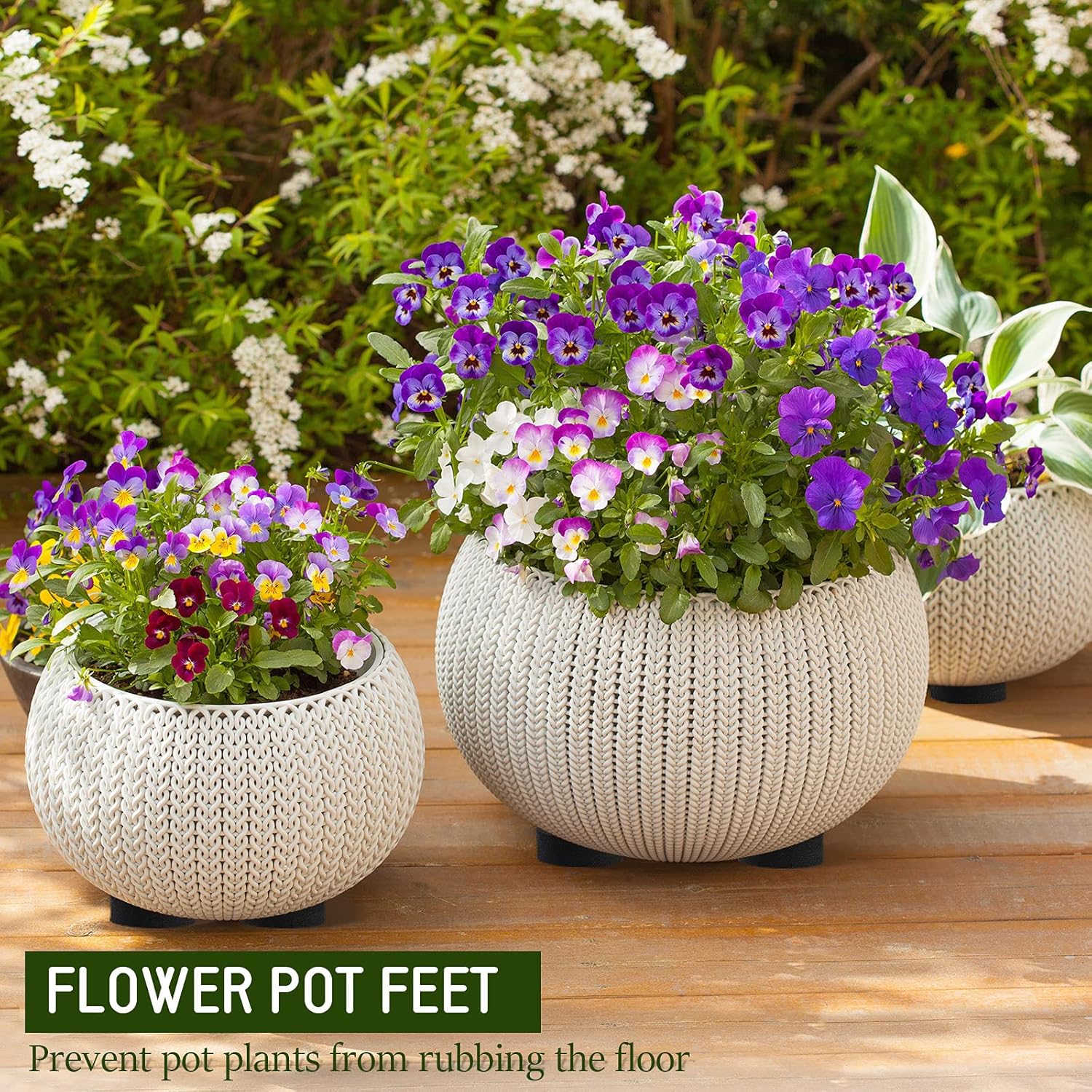 30 piezas de patas invisibles para macetas, elevadores de patas, macetas de EVA, antideslizantes, almohadillas para plantas, macetas, interiores,