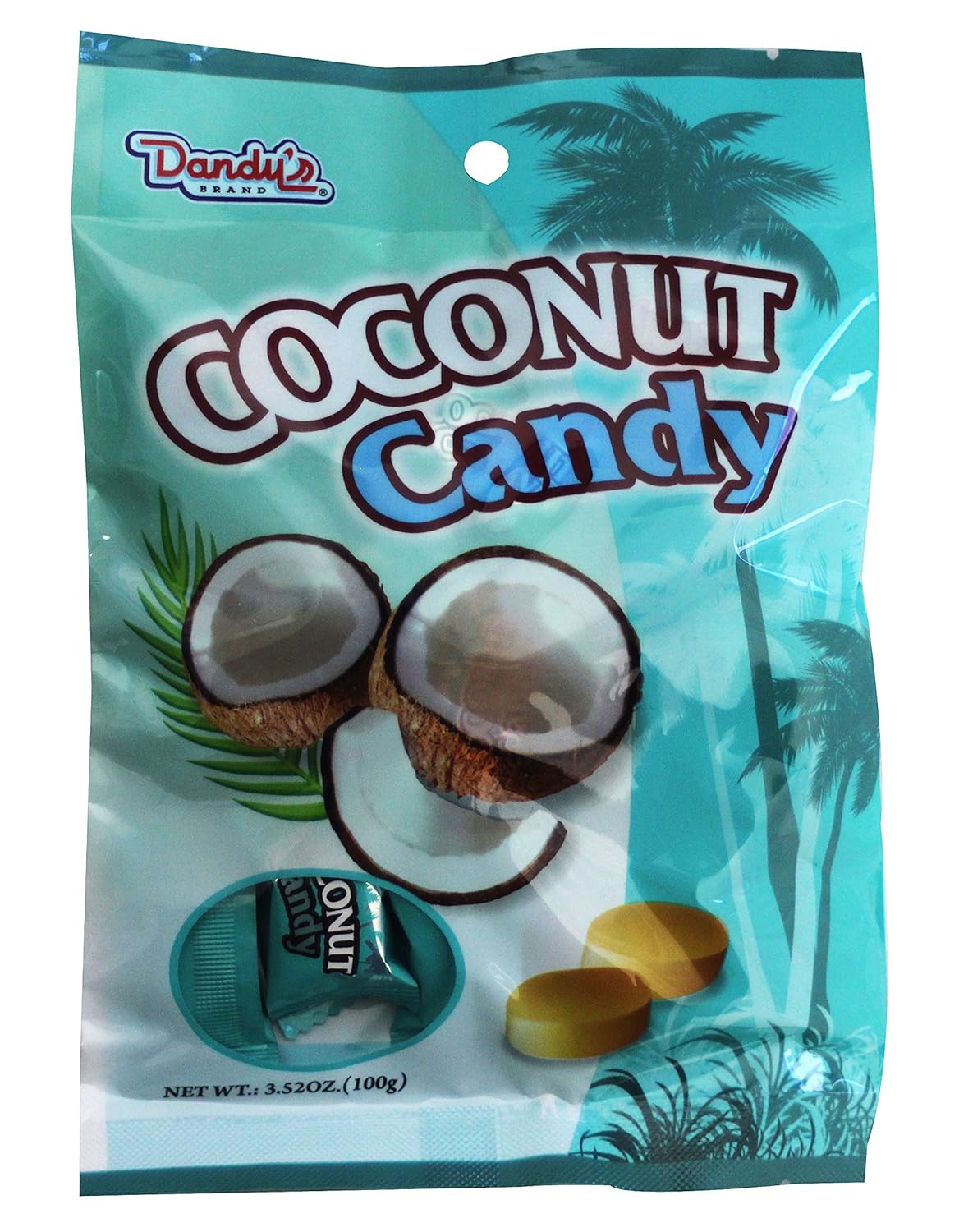 Dandy’s Caramelos duros de coco, juego de 4 (3.52 onzas)