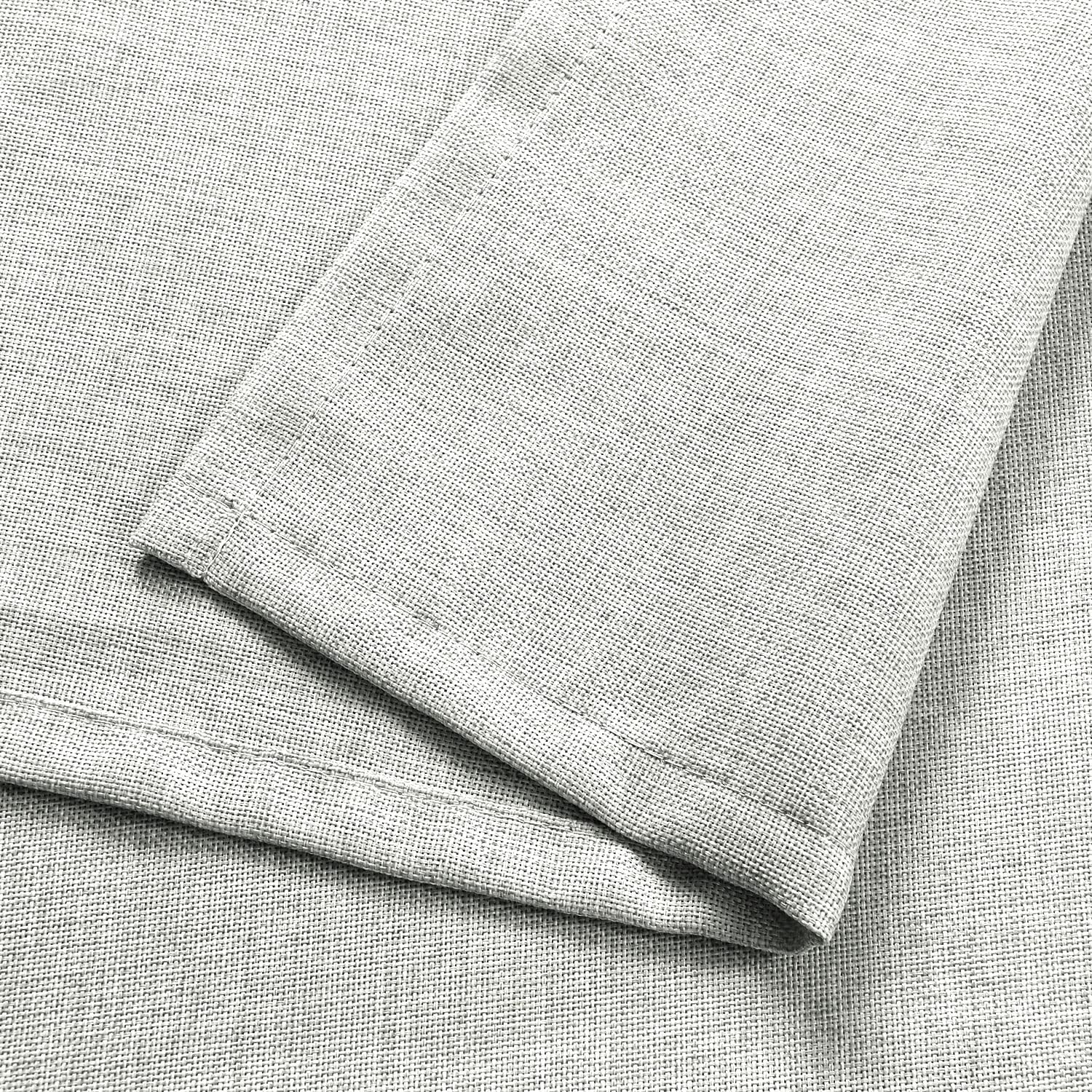 Hiasan Mantel cuadrado de lino sintético, resistente a las arrugas y a las manchas, mantel lavable para cocina, comedor, funda de mesa de vacaciones