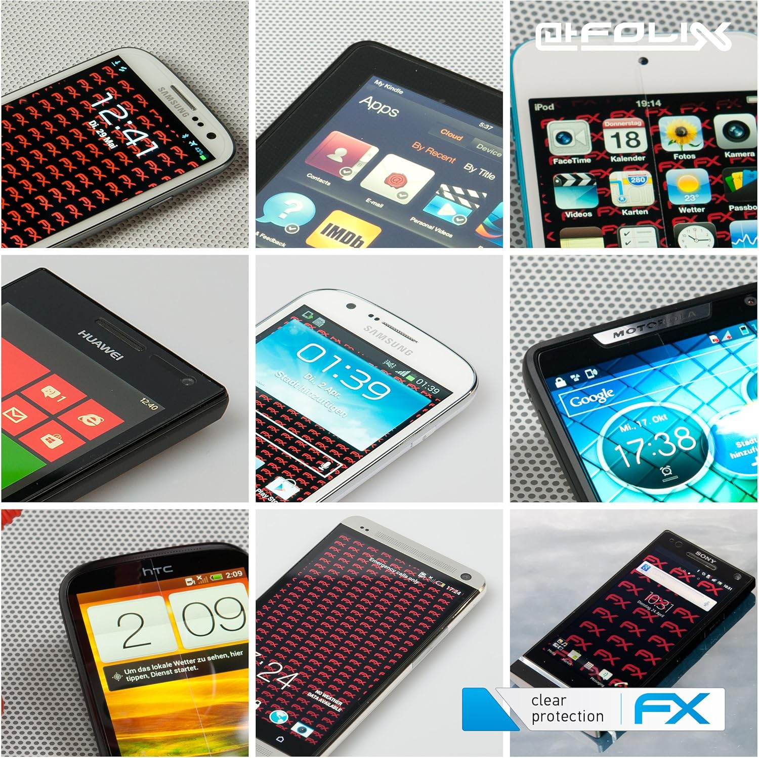 Película protectora de pantalla compatible con Autel MaxiSys Ultra, película protectora FX ultra transparente (2X)