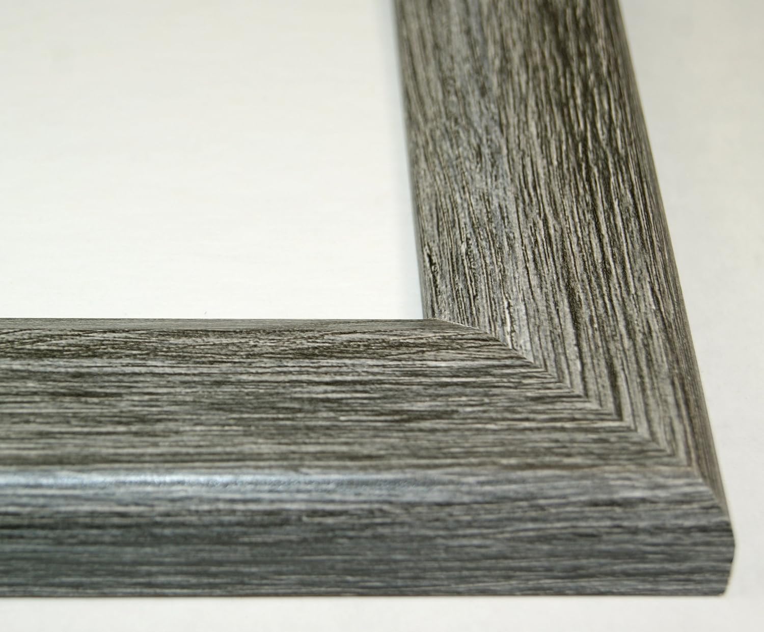 CreativePF- Marco de fotos de madera flotante con 5 aberturas para sostener fotografías de 5 x 7 pulgadas, incluye collage de alfombrillas blancas