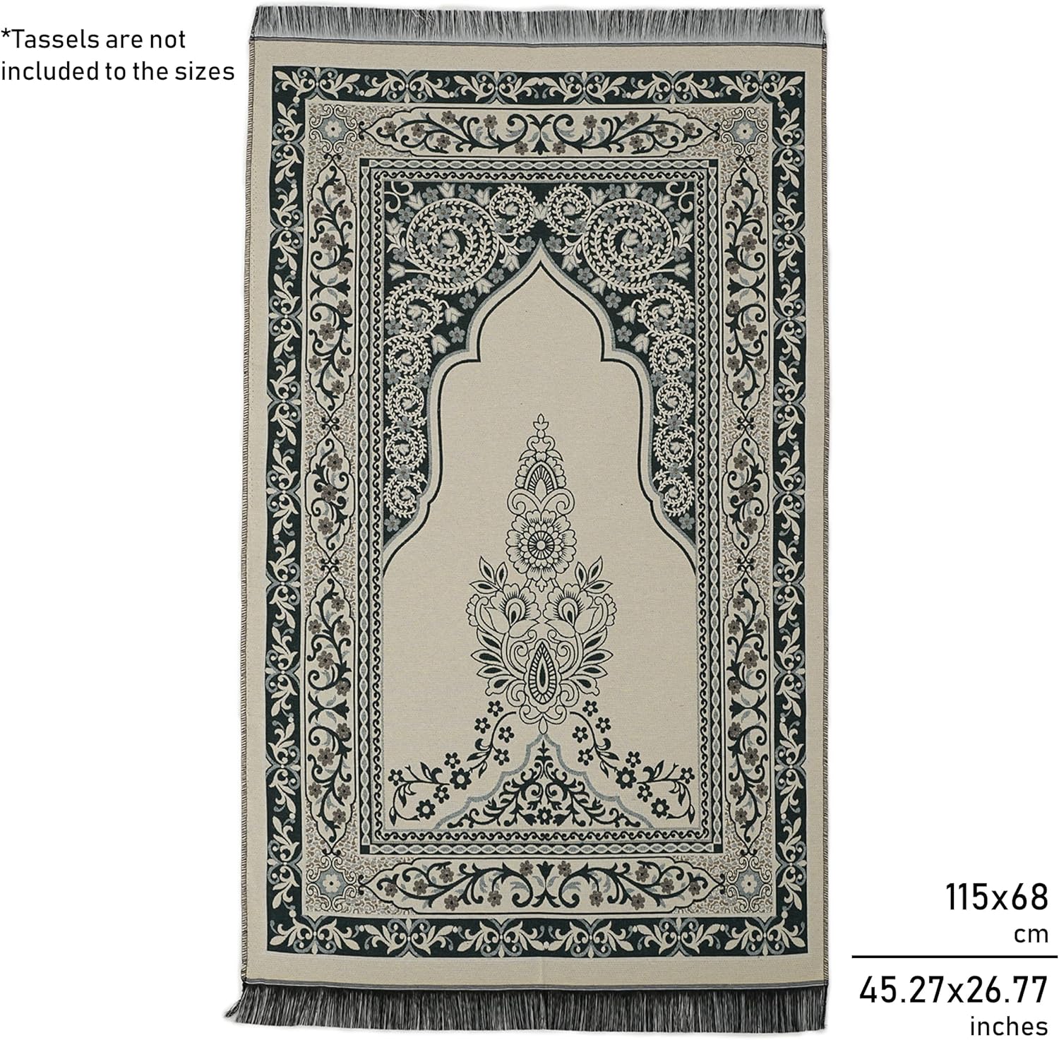 Alfombra de oración musulmana  Tapete de oración con bolsa de viaje, cuentas de oración  Regalos musulmanes  Regalos de Ramadán para hombres,