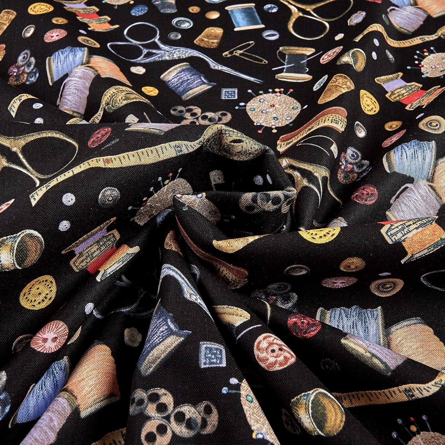 Stitch In Time Notions Negro, Tela por yarda