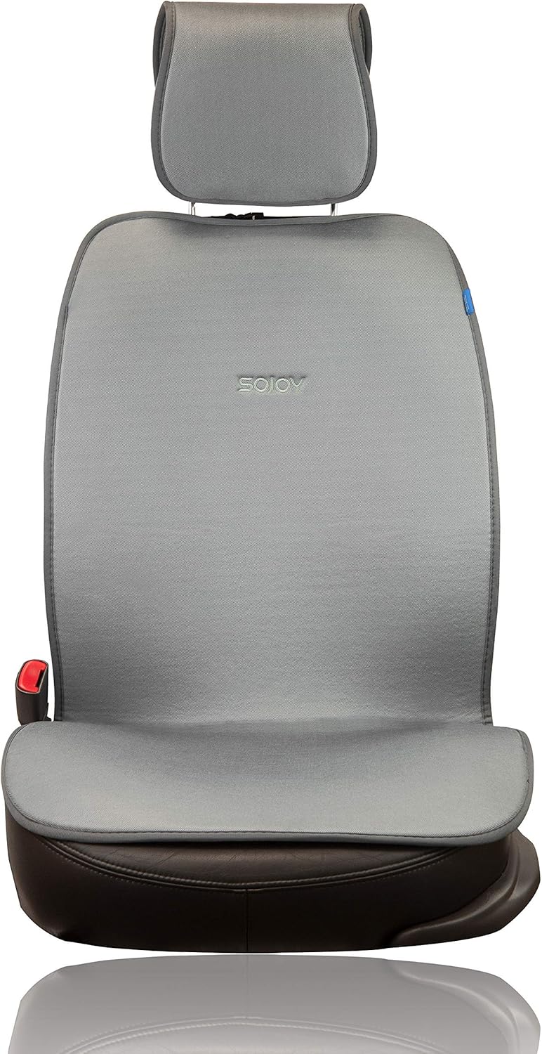 Sojoy – Funda IsoTowel para asiento de automóvil Protector de asiento de microfibra, con tecnología antideslizante de secado rápido. Protección de