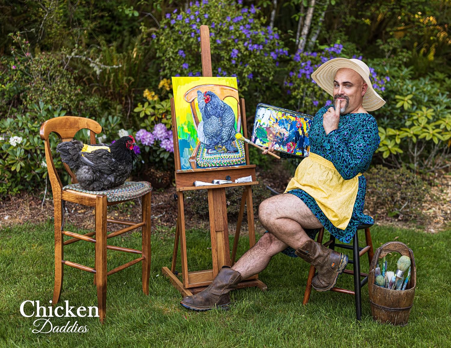 Calendario de pared 2024 – Edición Better Hens & Gardens  Regalos divertidos  Regalos divertidos  Regalos de cumpleaños  Papá Noel secreto  Regalos