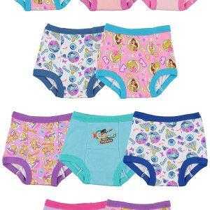 Disney Girls Princess Toddler Potty Training Pant and Starter Kit Includes Stickers & Tracking Chart Sizes 2t, 3t, 4t Disney Girls Princess Toddler Potty Training Pant and Starter Kit Includes Stickers & Tracking Chart Sizes 2t, 3t, 4t