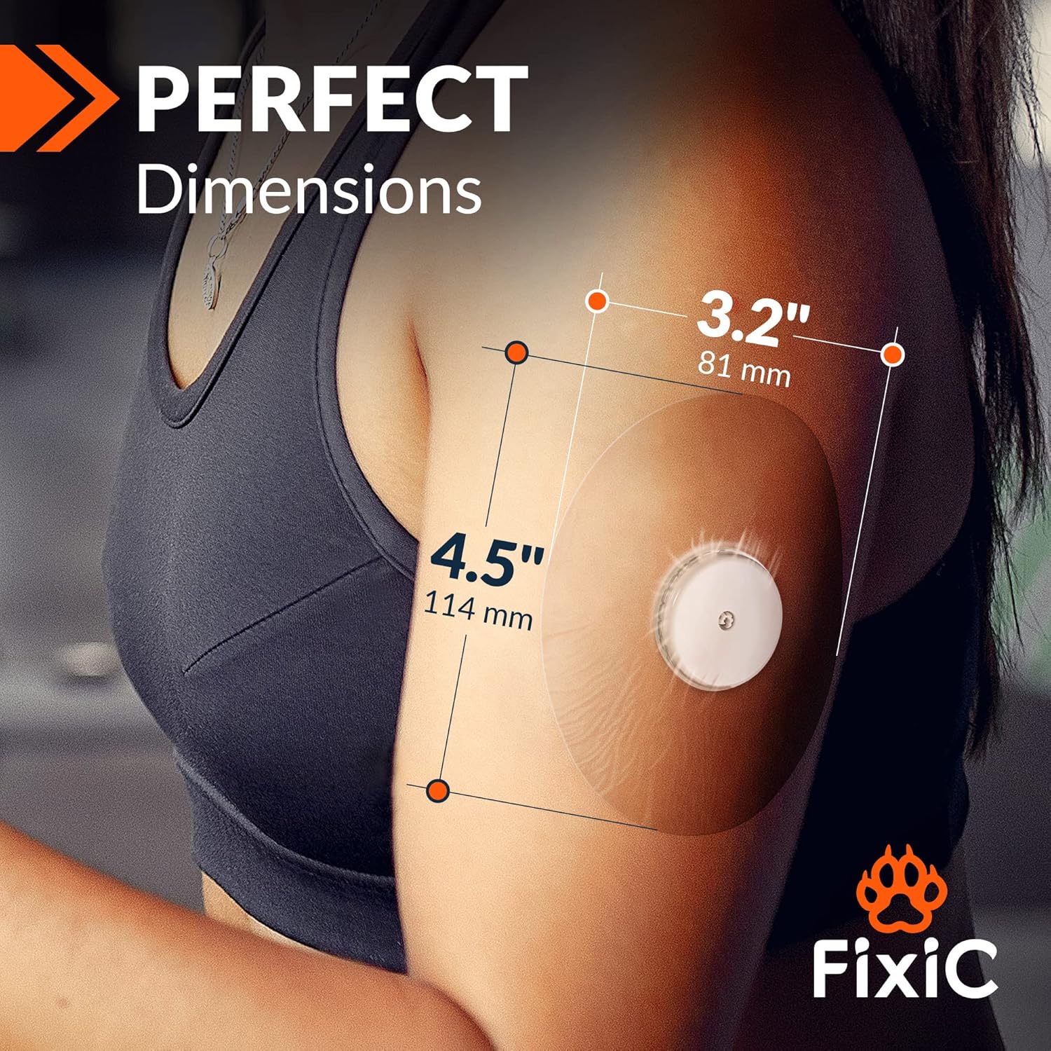 Fixic Parches adhesivos Freestyle 25 piezas  Bueno para Libre  Enlite  Guardian  Vendajes adhesivos impermeables  Cubiertas Libre  Papel precortado