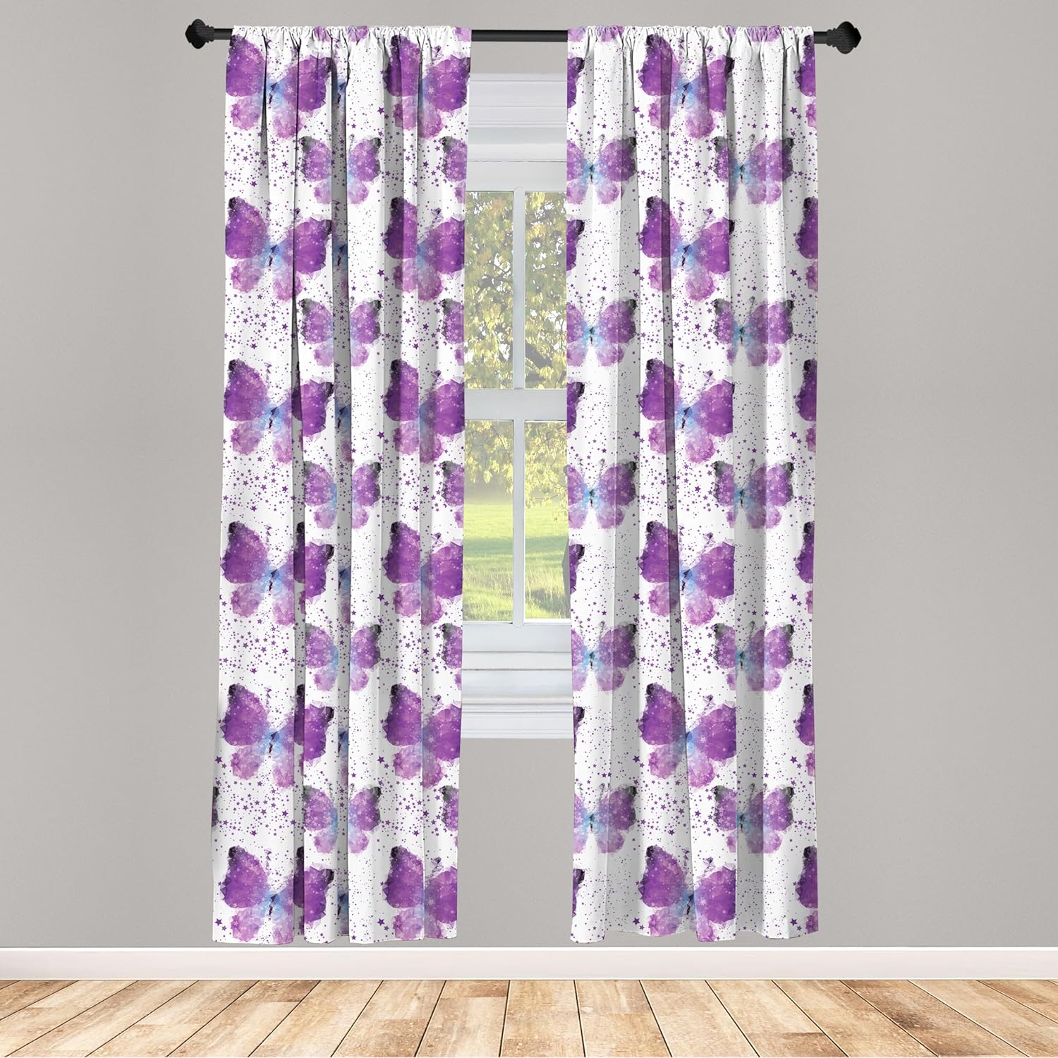 Ambesonne – Paneles de cortinas multicolores