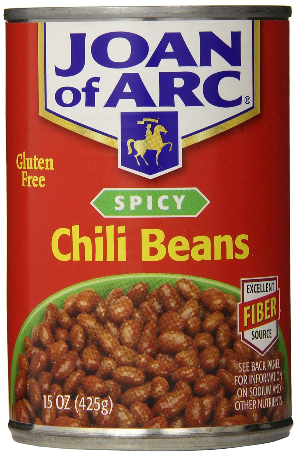 Joan of Arc Frijoles, Chile picante, 15 onzas (paquete de 12)