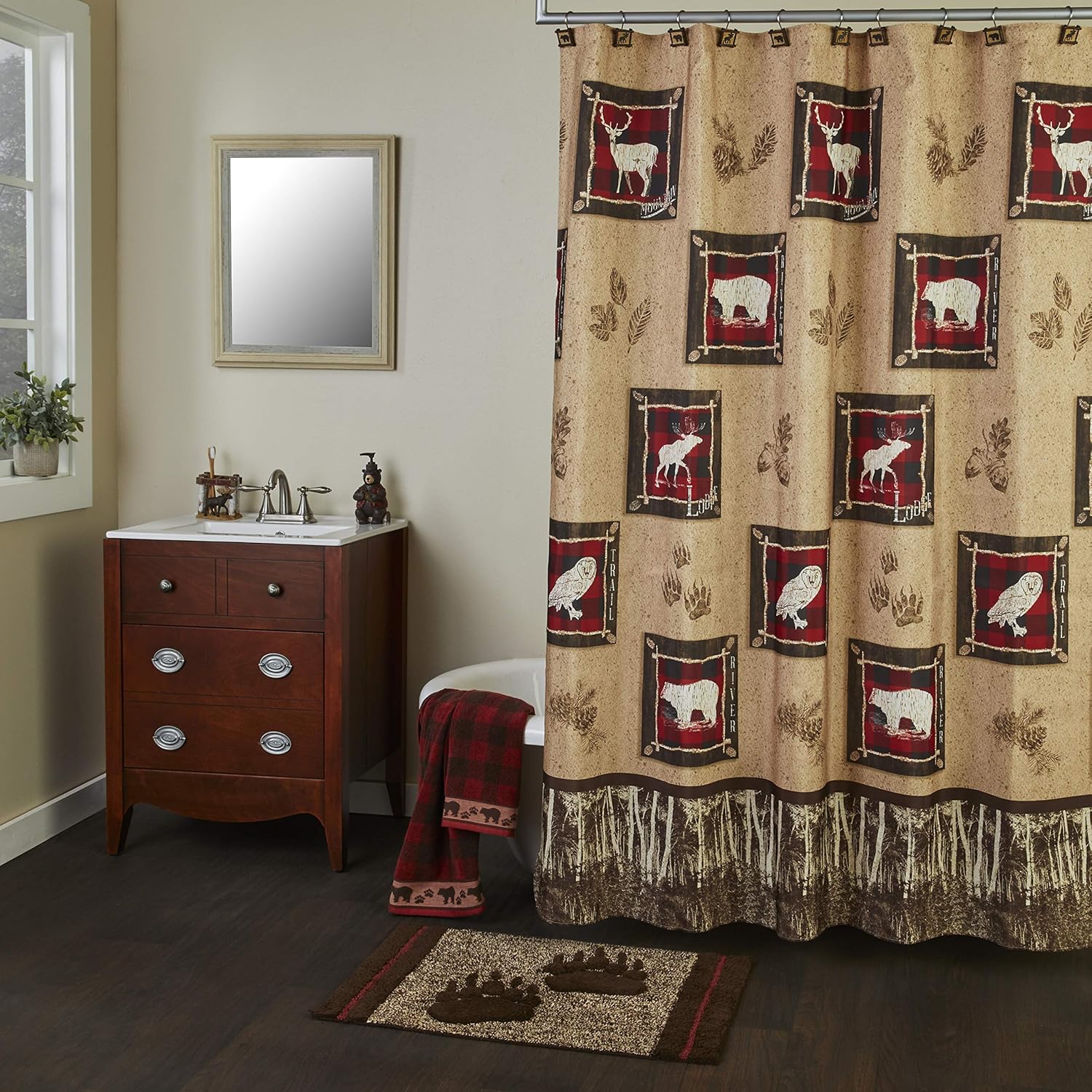 SKL Home por Saturday Knight Ltd. Sundance – Ganchos para cortina de ducha