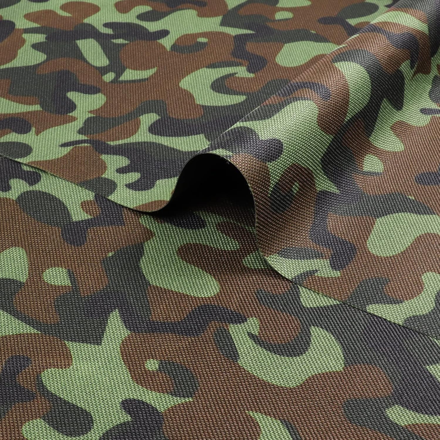 Tela de lona de camuflaje impermeable de 600 denier, 60 x 36 pulgadas, tela de cordura de lona impermeable marina para barcos, tienda de campaña,