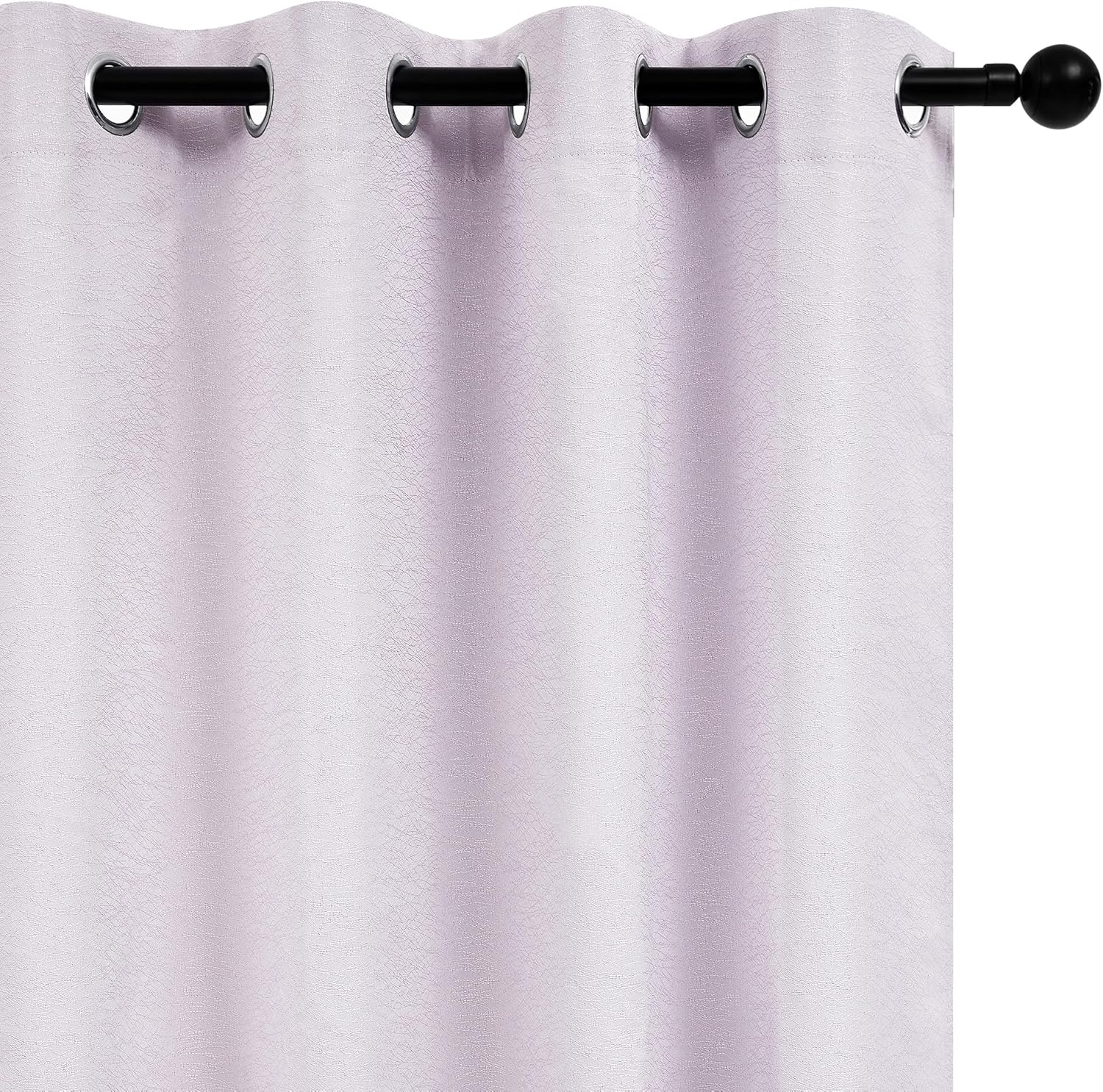 Deconovo Cortinas opacas para ventanas de dormitorio 84, cortinas rosas, cortinas opacas de 84 pulgadas de largo, juego de 2 paneles, cortinas de