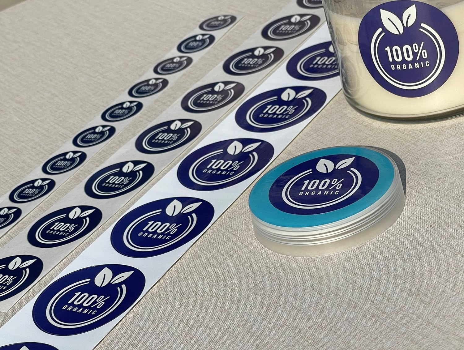 Rollos de etiquetas adhesivas personalizables, construye tus propias calcomaníasetiquetas para cualquier diseño de BOPP brillante de alta calidad,
