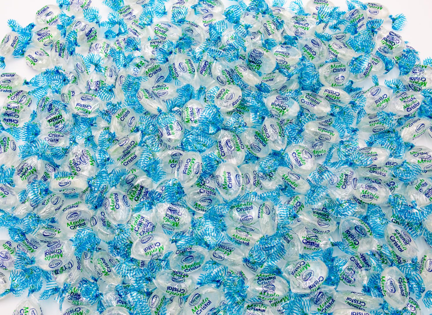 Arcor CRYSTAL MINTS Candy Individually Wrapped 2 lb  Bulk Bag, Mint Flavored (196 Pieces)