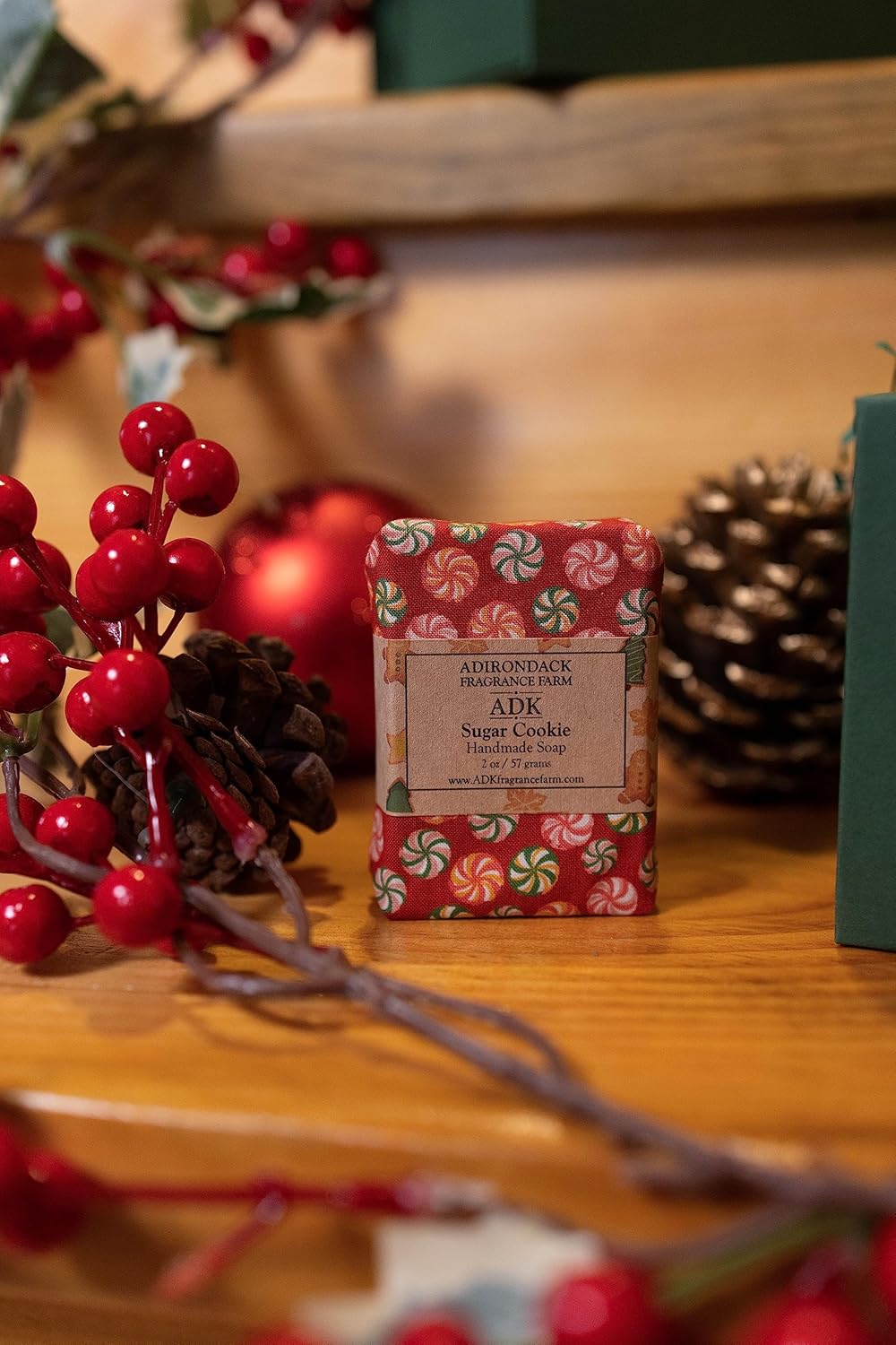 Adirondack Fragrance & Flavor Farm ADK – Barra de jabón natural con aroma a galletas de azúcar, barras de jabón de baño hidratantes para pieles
