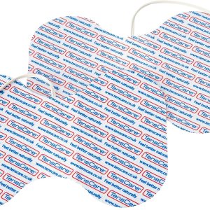 TensCare  2 almohadillas de electrodo de mariposa, ideales para aliviar el dolor o crecimiento muscular grandes áreas (espalda, muslos, parte TensCare  2 almohadillas de electrodo de mariposa, ideales para aliviar el dolor o crecimiento muscular grandes áreas (espalda, muslos, parte