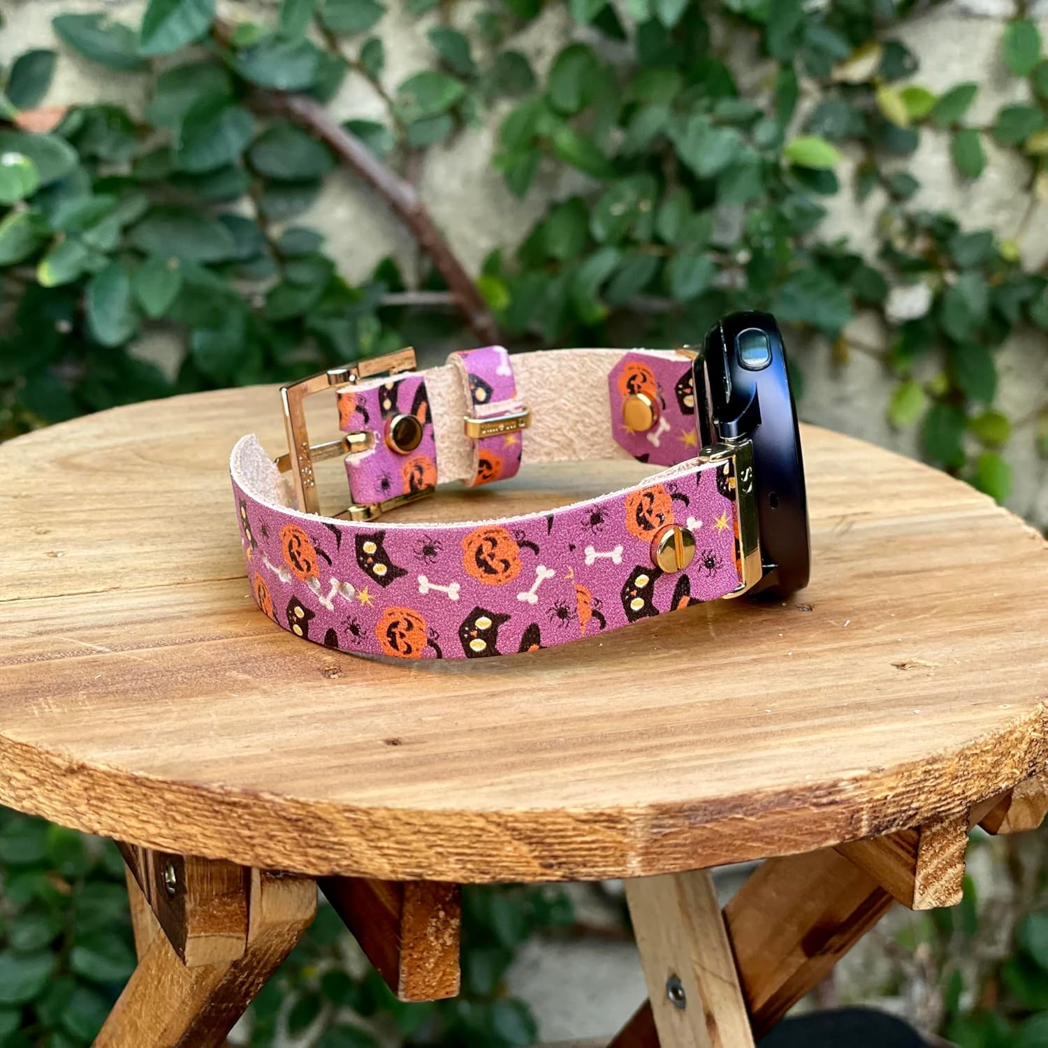 20mm Watch Band for Samsung Galaxy Watch 5 & 6 (44mm 40mm), Watch 6 Classic (43mm 47mm) Galaxy Watch 5 Pro 45mm – Halloween Themed Motives Bracelet