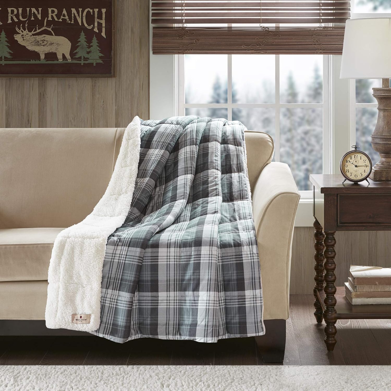Woolrich Linden – Manta de plumón de gran tamaño