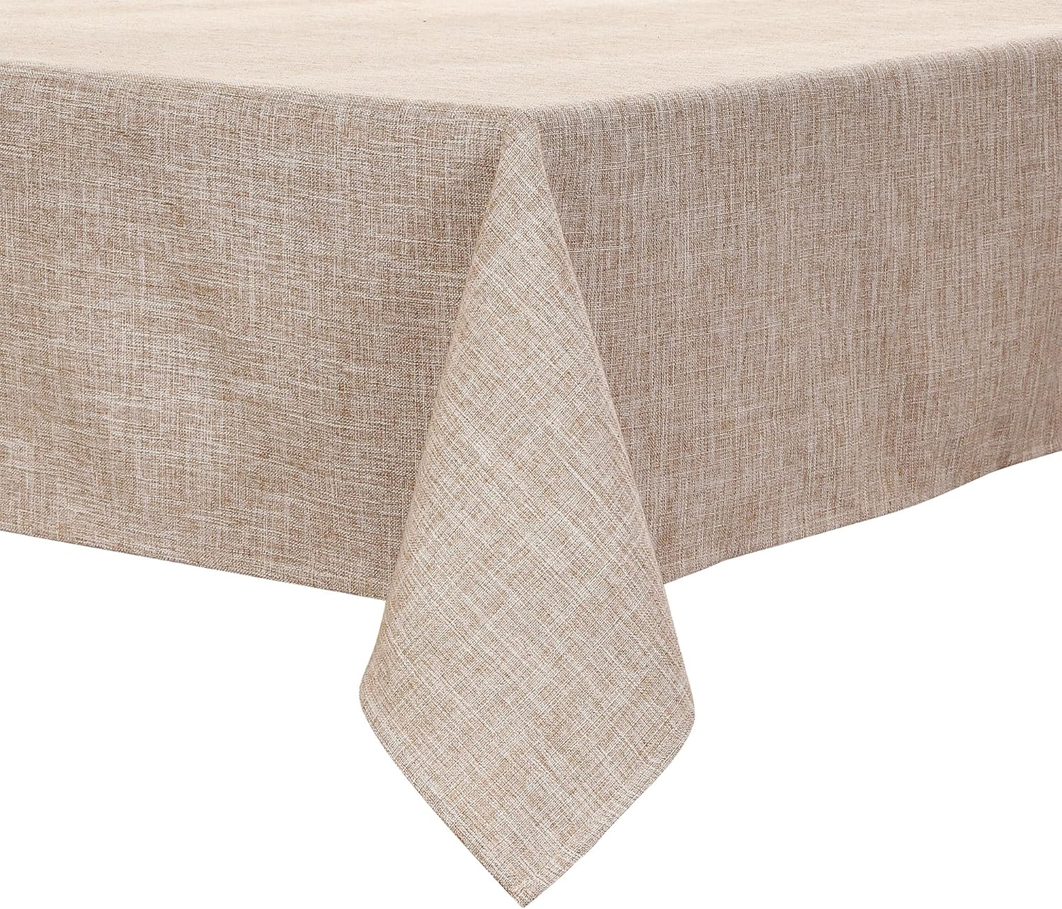 Mantel rectangular de lino sintético, lavable, resistente a las arrugas, mantel de cocina y comedor, para mesas al aire libre, casa de campo,