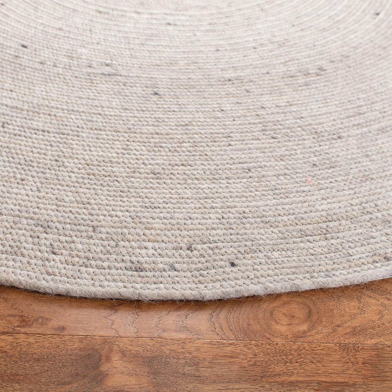 SAFAVIEH Braided Collection BRD901B BRD901B – Alfombra ovalada de lana reversible, hecha a mano, de lana, para entrada, vestíbulo, sala de estar,