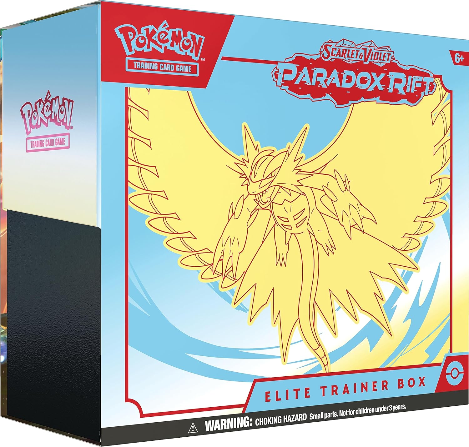 POKEMON TCG Scarlet and Violet Paradox RIFT Elite Trainer Box – Roaring Moon