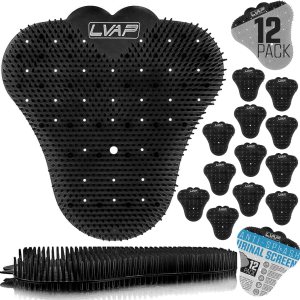 Desodorizador de pantalla urinaria (paquete de 12)  Pasteles de orina antisalpicaduras, desodorante de inodoro, pantallas urinarias para baños Desodorizador de pantalla urinaria (paquete de 12)  Pasteles de orina antisalpicaduras, desodorante de inodoro, pantallas urinarias para baños