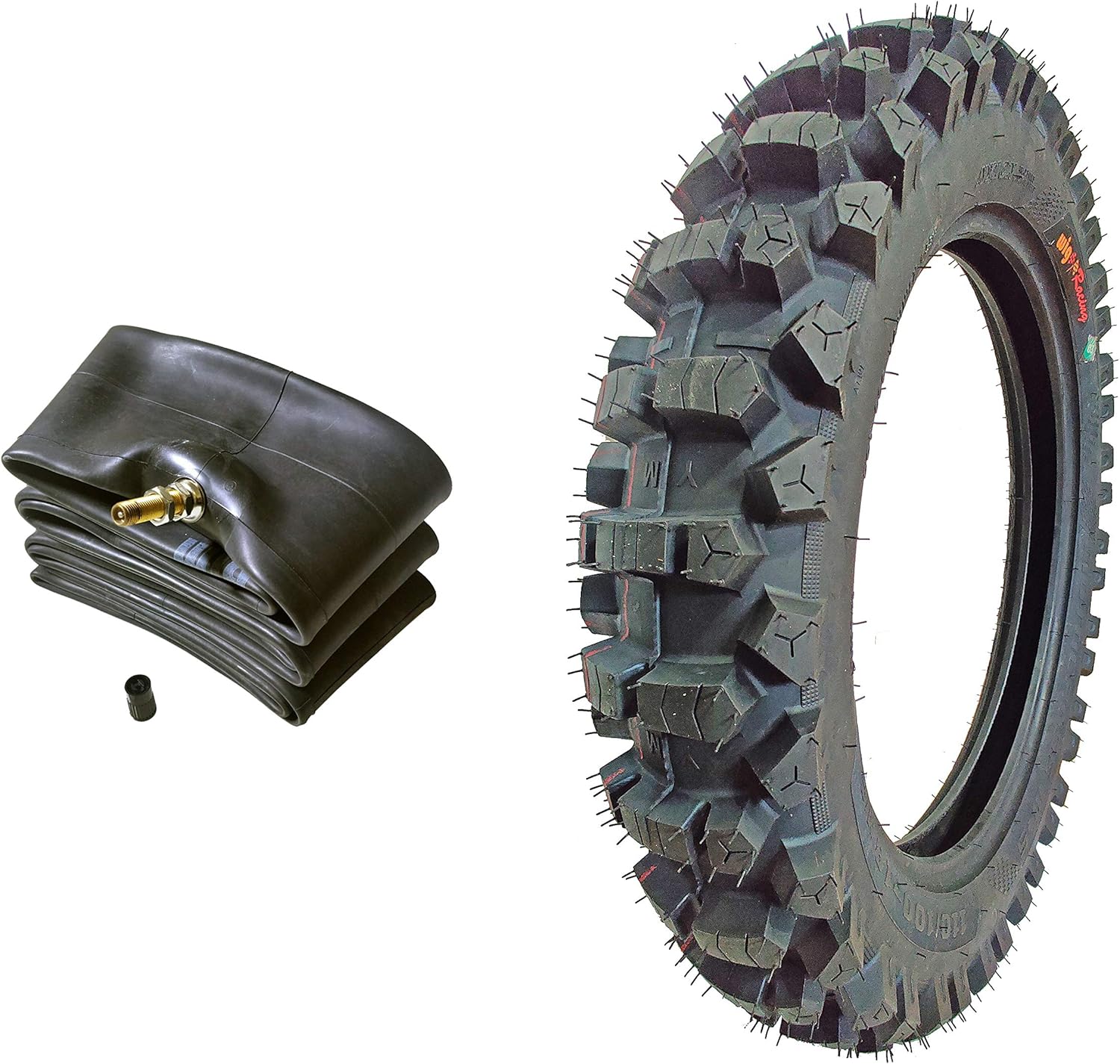 Dirt Hoe 12090-18 – Combo de neumáticos y tubos para motocross todoterreno