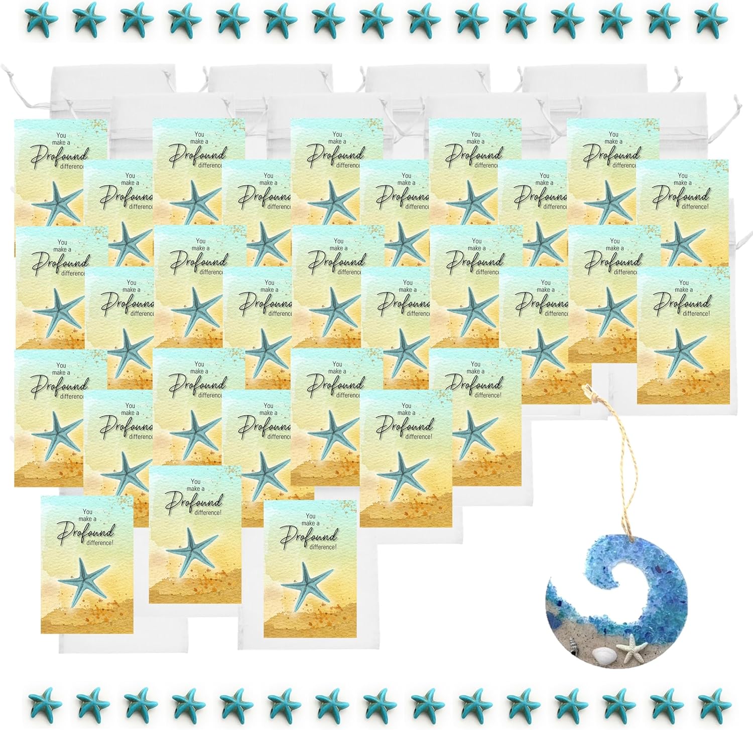 Smiling Wisdom – 30 juegos a granel – Mini tarjeta de felicitación de agradecimiento a los empleados y juegos de regalo de recuerdo – 93 piezas