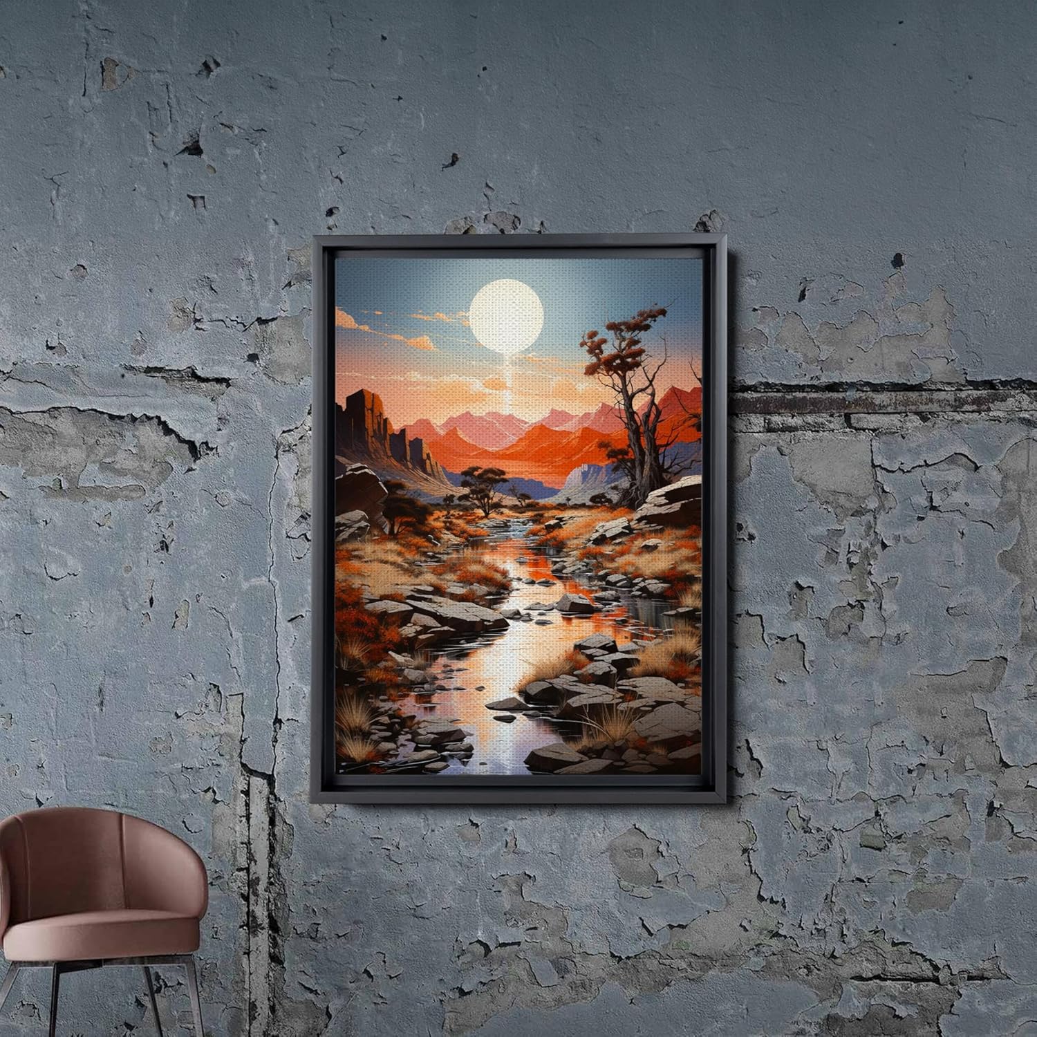 Red Mesa, Archival Print of Landscape Prints of Red Mountain in Mesa, Arizona, Canvas Prints, Art Decor