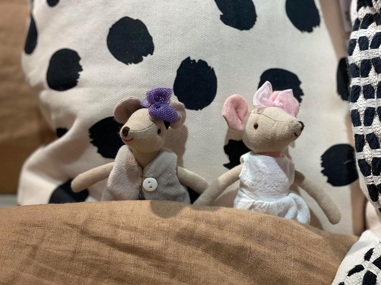 LEVLOVS Ratón de Navidad en una caja de cerillas y amigos juguete regalo regalo cascanueces ratones juguete de peluche