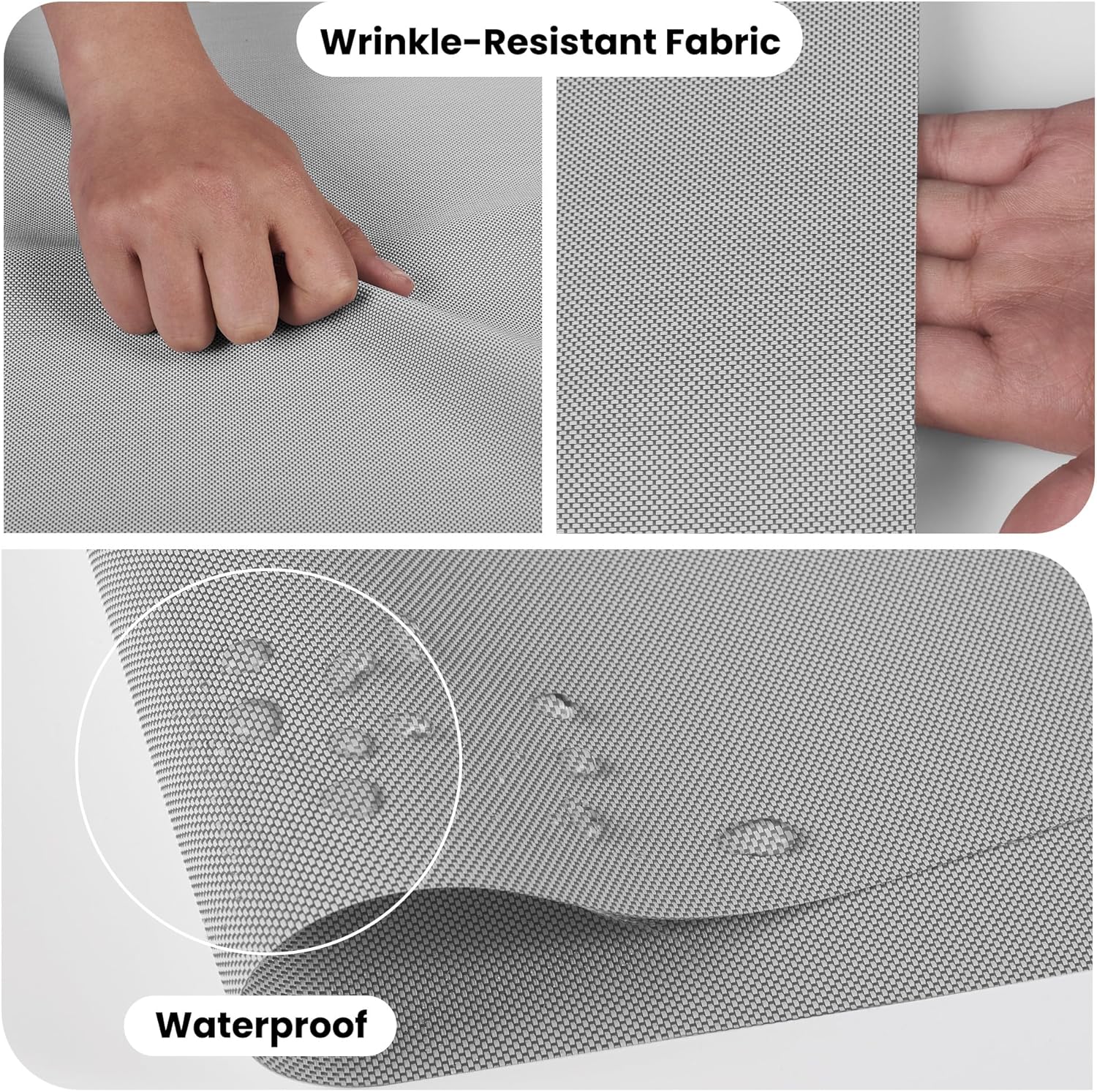 Sulugood Persianas enrollables con filtro de luz para ventanas, persianas enrollables de tela con aislamiento térmico, protección UV, fácil