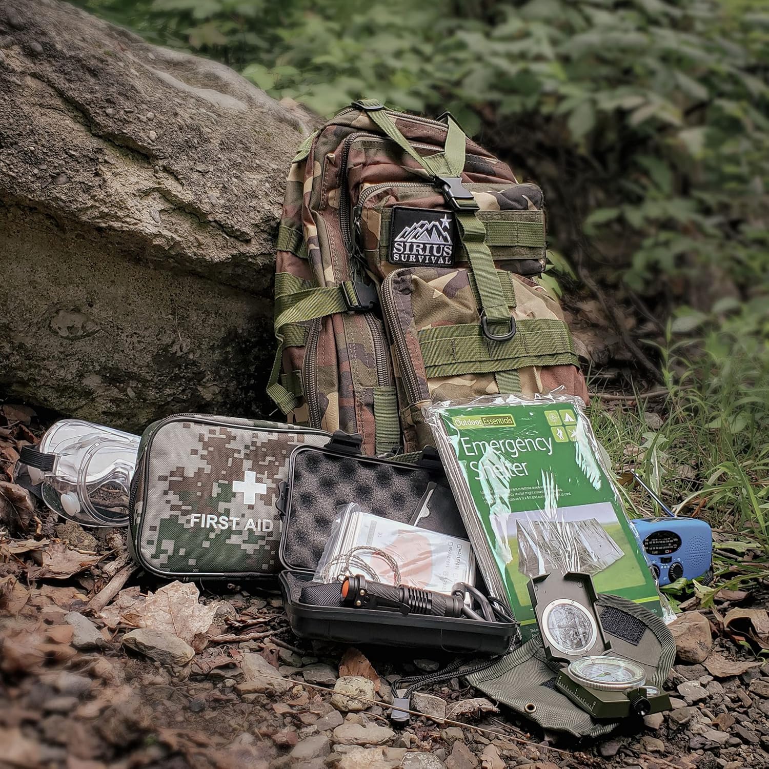 Vital Kit de supervivencia de emergencia de 72 horas para la familia, prepárate para huracanes, inundaciones, tornados u otros desastres, 72 horas