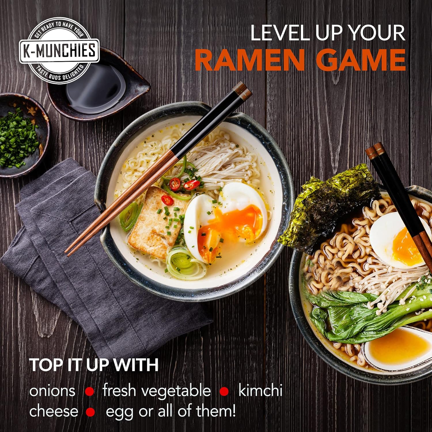 Pulmuone – Fideos coreanos Ramyun no fritos, paquete de 4 fideos instantáneos coreanos sabor picante, fácil de cocinar, auténtico ramen coreano con