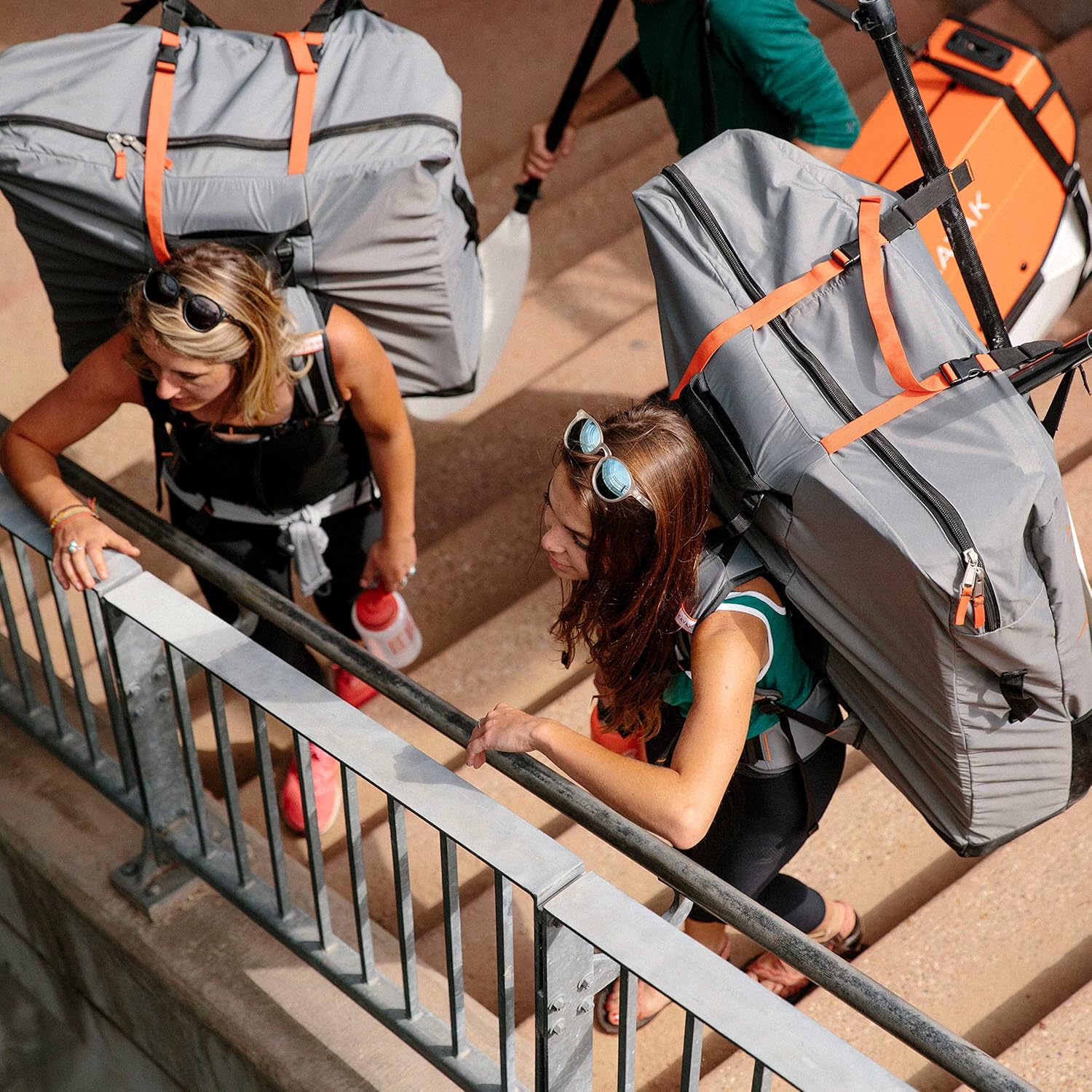 Oru Kayak Oru Pack  Mochila para kayak plegable, nailon resistente, con correas acolchadas para el hombro y cinturón de cadera, cremallera