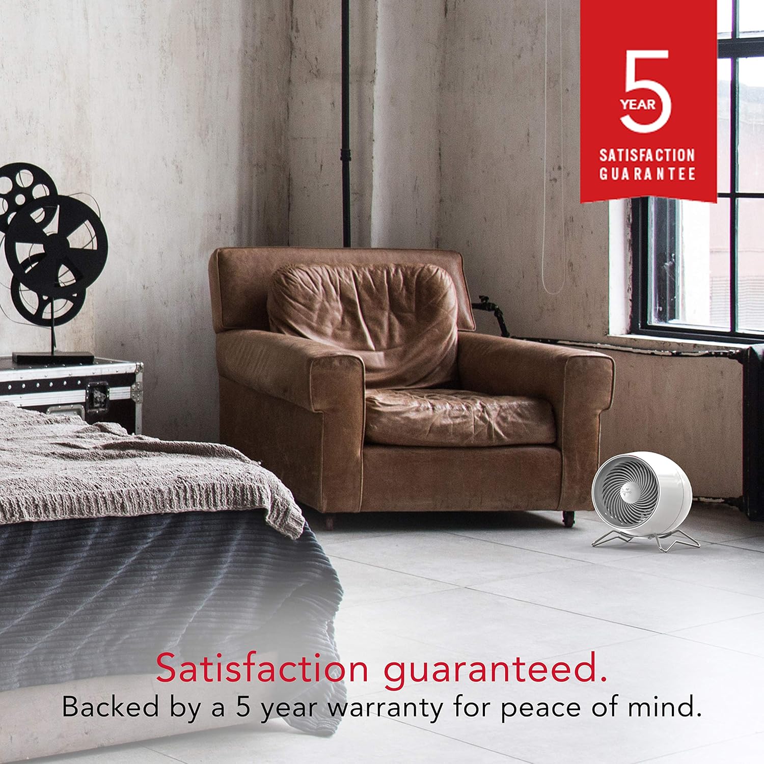 Vornado Pivot Heat – Calentador eléctrico con 20 grados de inclinación, termostato ajustable, características de seguridad avanzadas, para el hogar