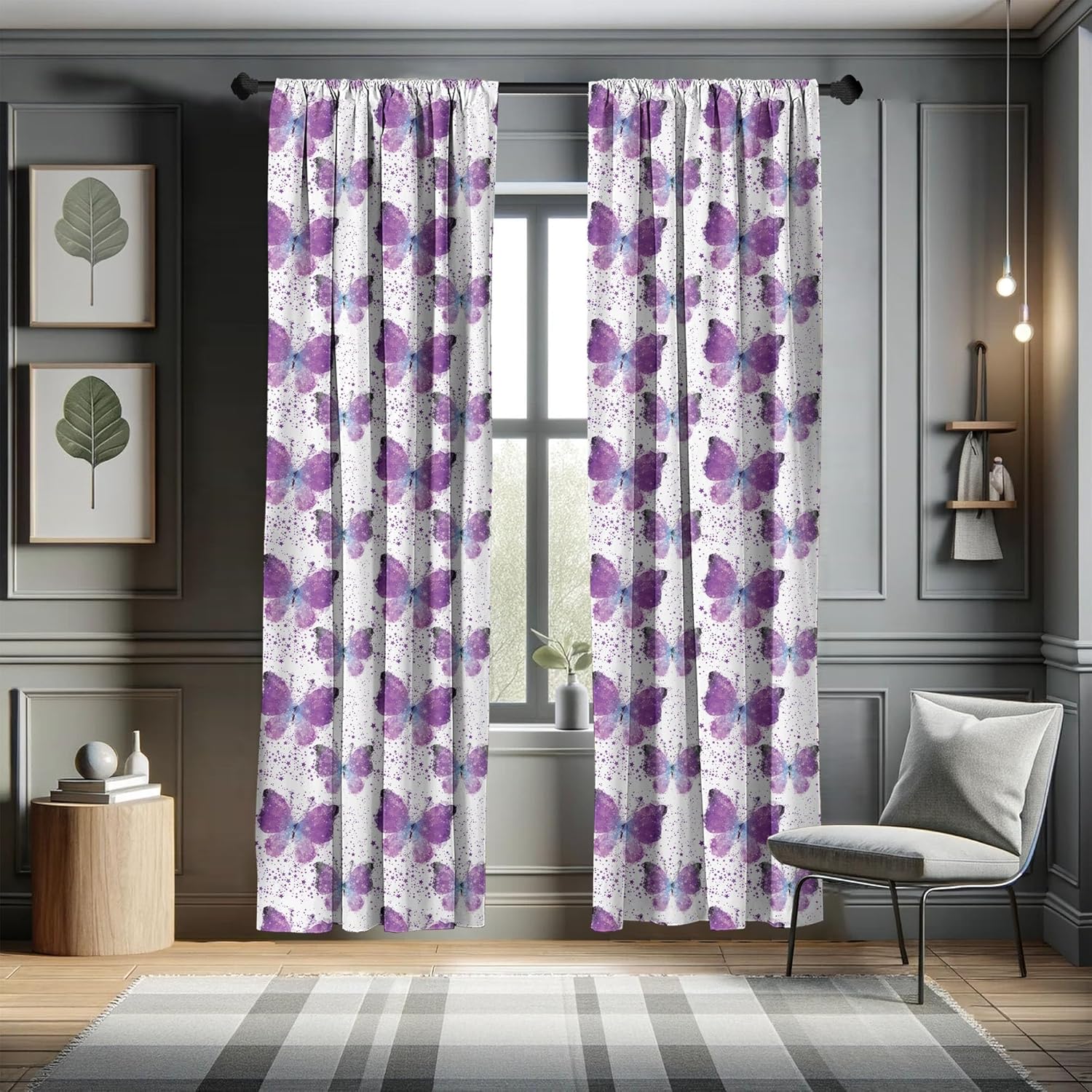 Ambesonne – Paneles de cortinas multicolores