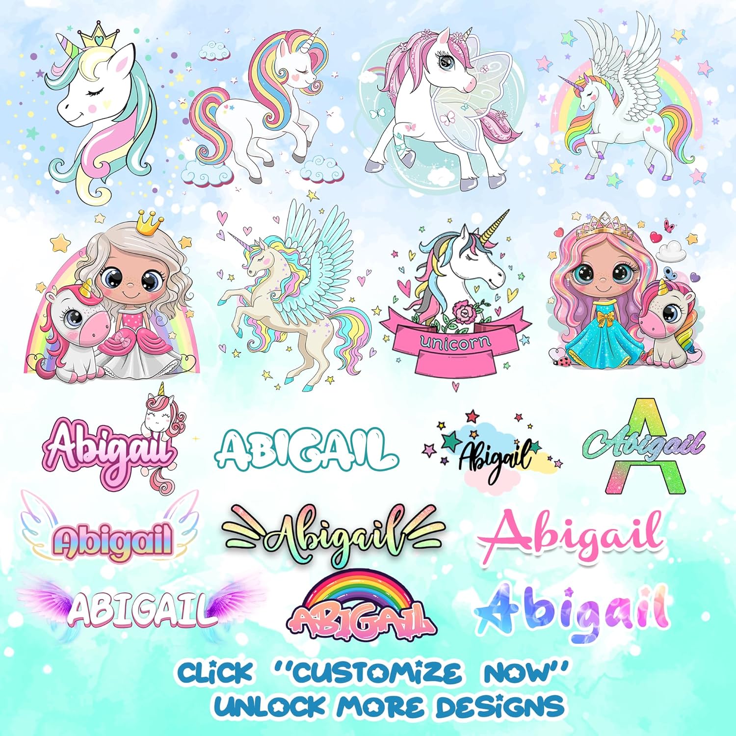 Botellas de agua personalizadas de acero inoxidable con tapa de pajilla, botella de agua de color degradado personalizada con taza de nombre para