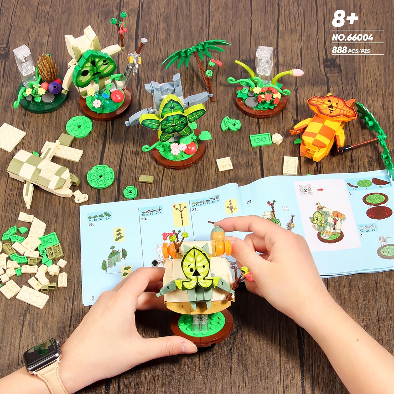 Koroks – Juego de construcción compatible con placa base Lego, juegos de bloques de construcción de 5 personajes para fanáticos de BOTW, lindas