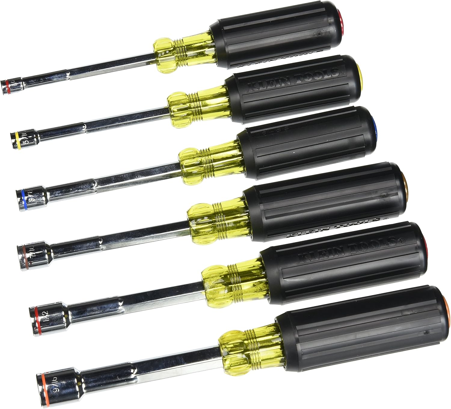 Klein Tools 635-6 Juego de destornilladores de tuercas resistentes de 6 piezas