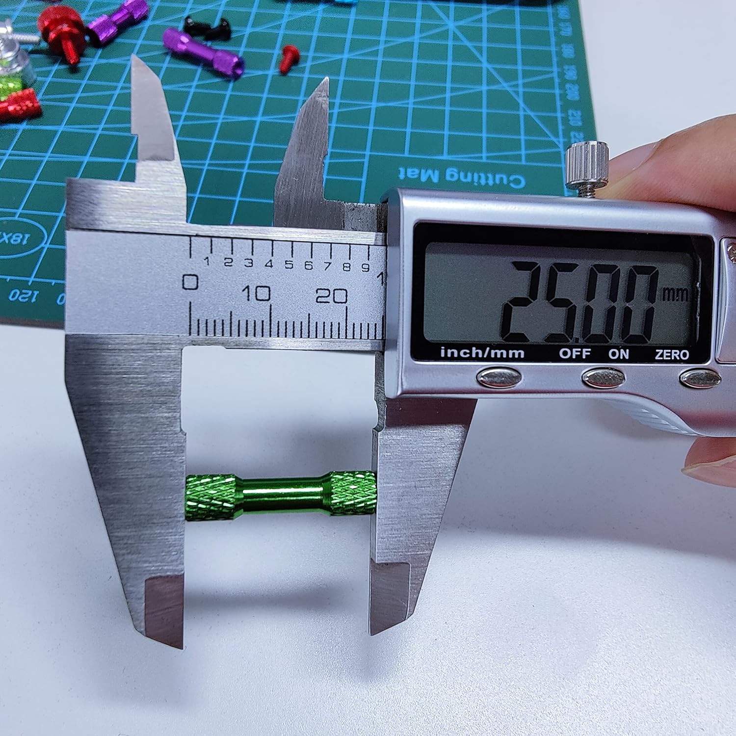 INTGAMX 12 piezas Separador de aluminio moleteado M3 de 0.984 in, pilar espaciador de columna de cabeza ancha para piezas de bricolaje RCFPVDrone