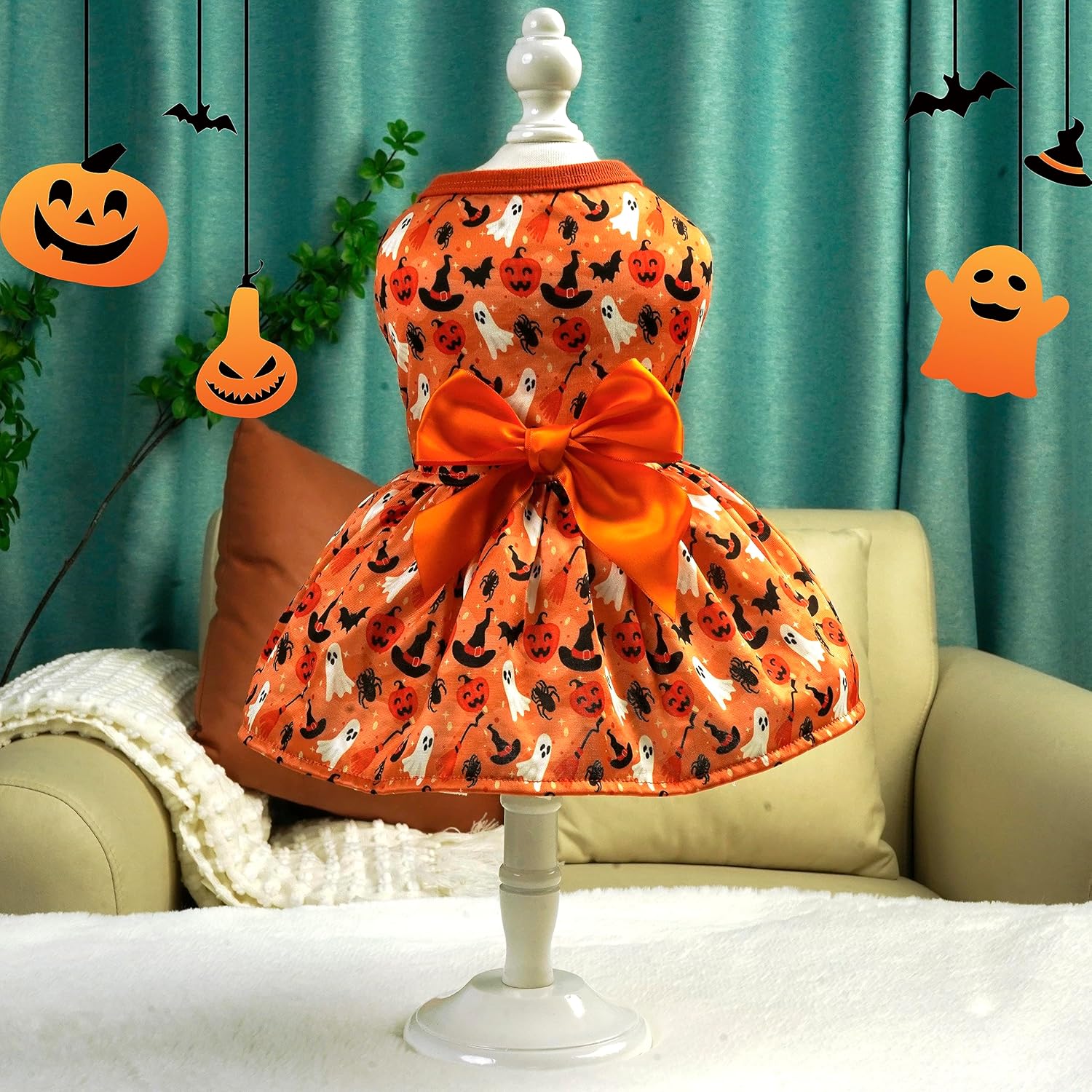 Vestido de tul de Navidad para perro, ropa de perro pequeño para vacaciones, disfraz de Navidad para mascotas, divertido disfraz de Navidad para