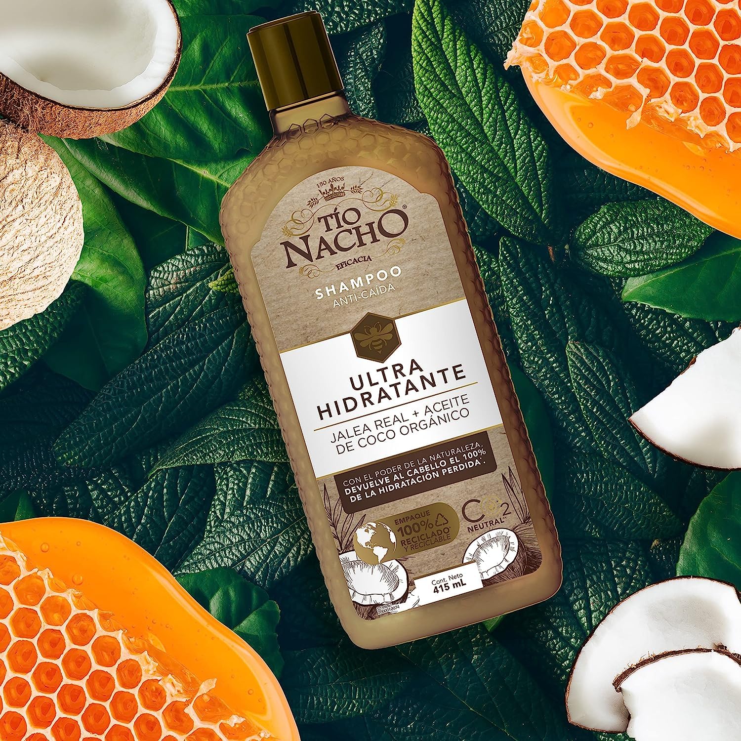 Tío Nacho Coco Champú + Acondicionador. Kit Tio Nacho Ultra Hidratante 14 Fl Oz