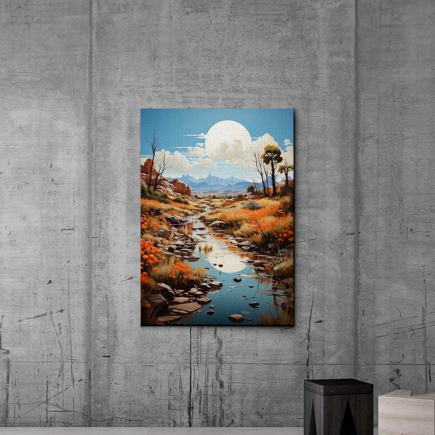Red Mesa, Archival Print of Landscape Prints of Red Mountain in Mesa, Arizona, Wall Art, Home Decor