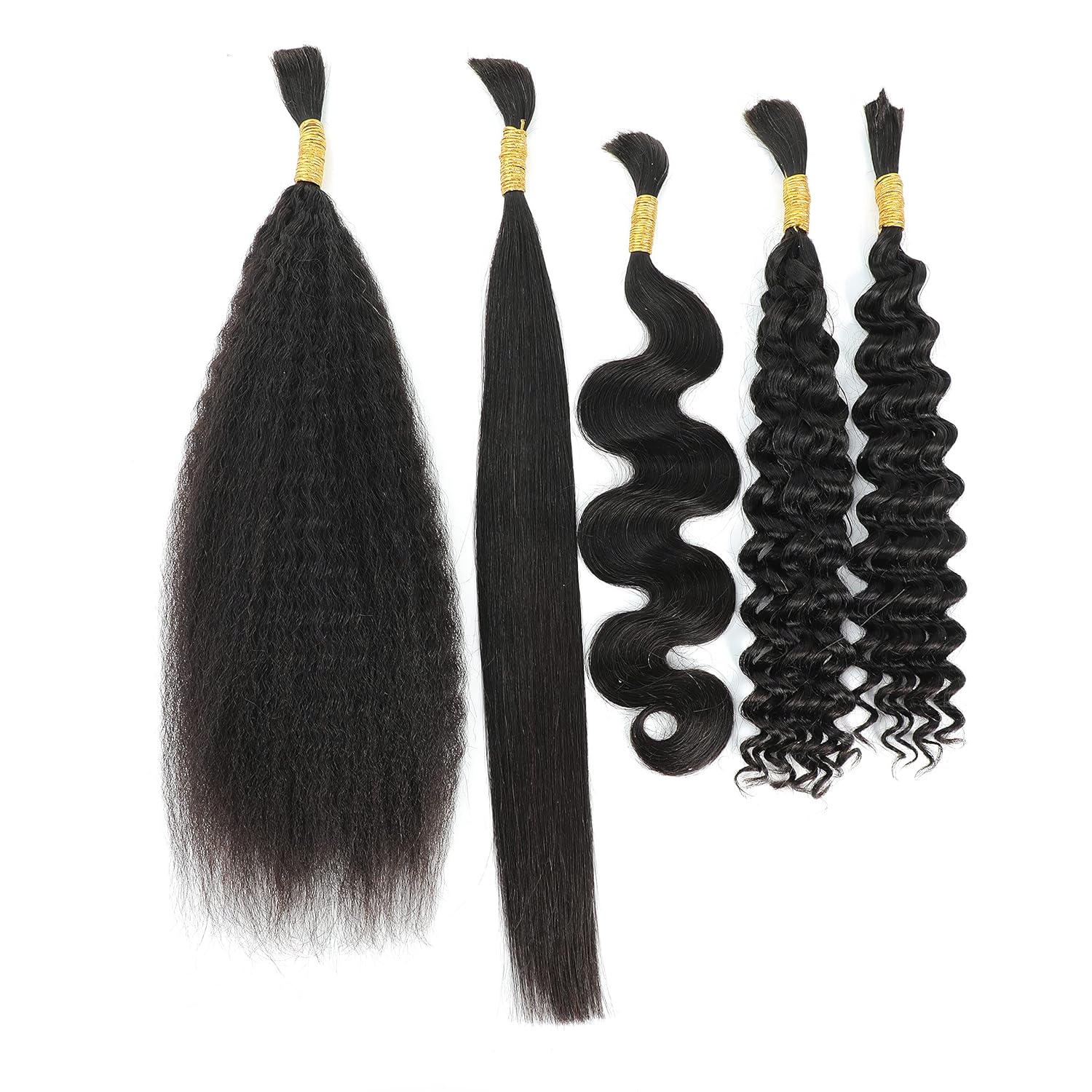 Extensiones de cabello humano micro trenzado a granel para micro trenzas, sin trama, 20 pulgadas (3.53 onzas (paquete de 2 paquetes), extensiones de