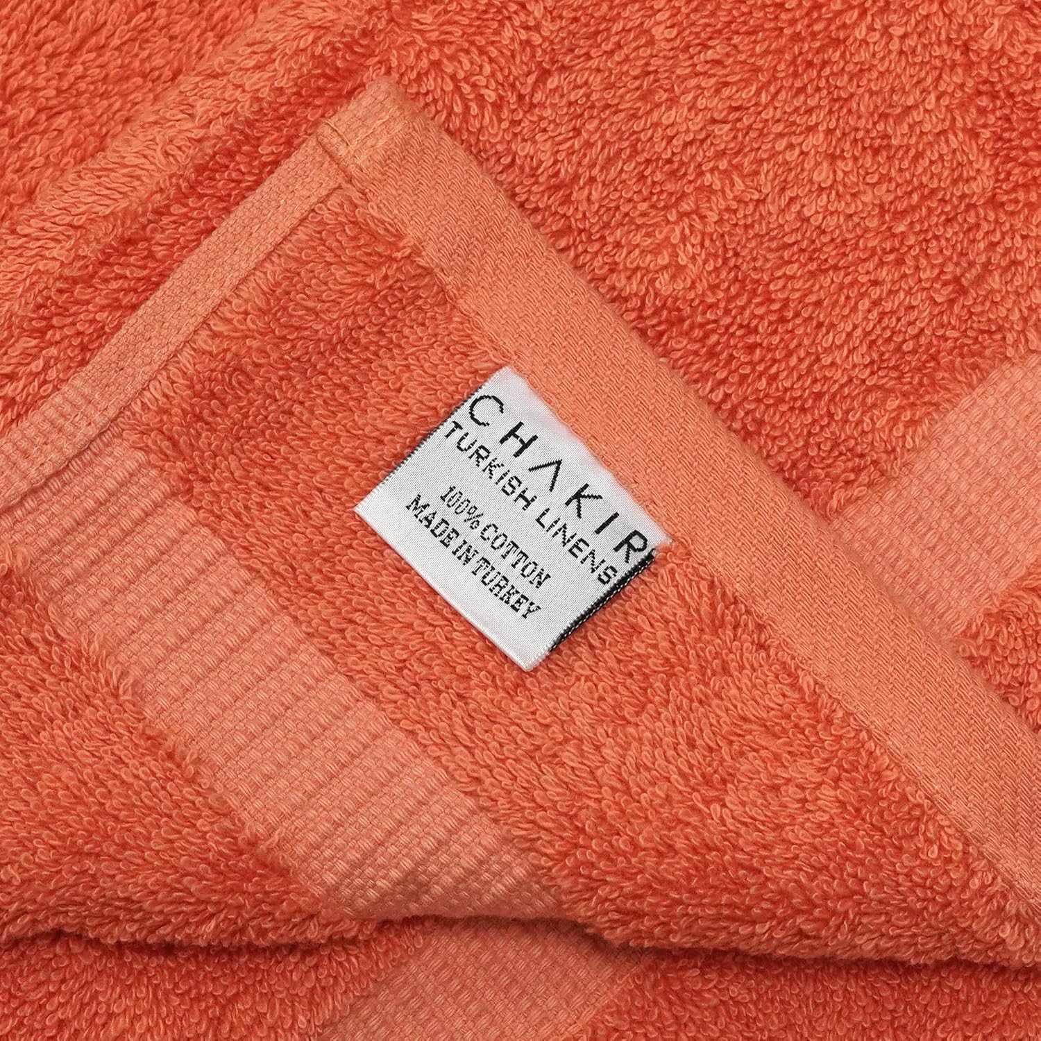 Chakir Turkish Linens Toallas turcas 100% algodón prémium para baño, 2 toallas de baño, 2 toallas de mano, 2 toallas pequeñas (juego de toallas de 6
