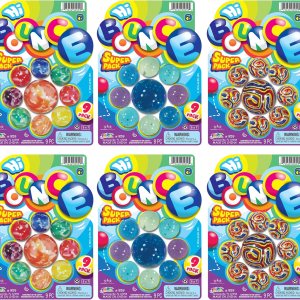 2CHILL Pelotas súper hinchables Super Hi Bounce (cada paquete de 12 bolas) Juguetes pequeños para fiestas para niños, Racketball Premio para niños, 2CHILL Pelotas súper hinchables Super Hi Bounce (cada paquete de 12 bolas) Juguetes pequeños para fiestas para niños, Racketball Premio para niños,