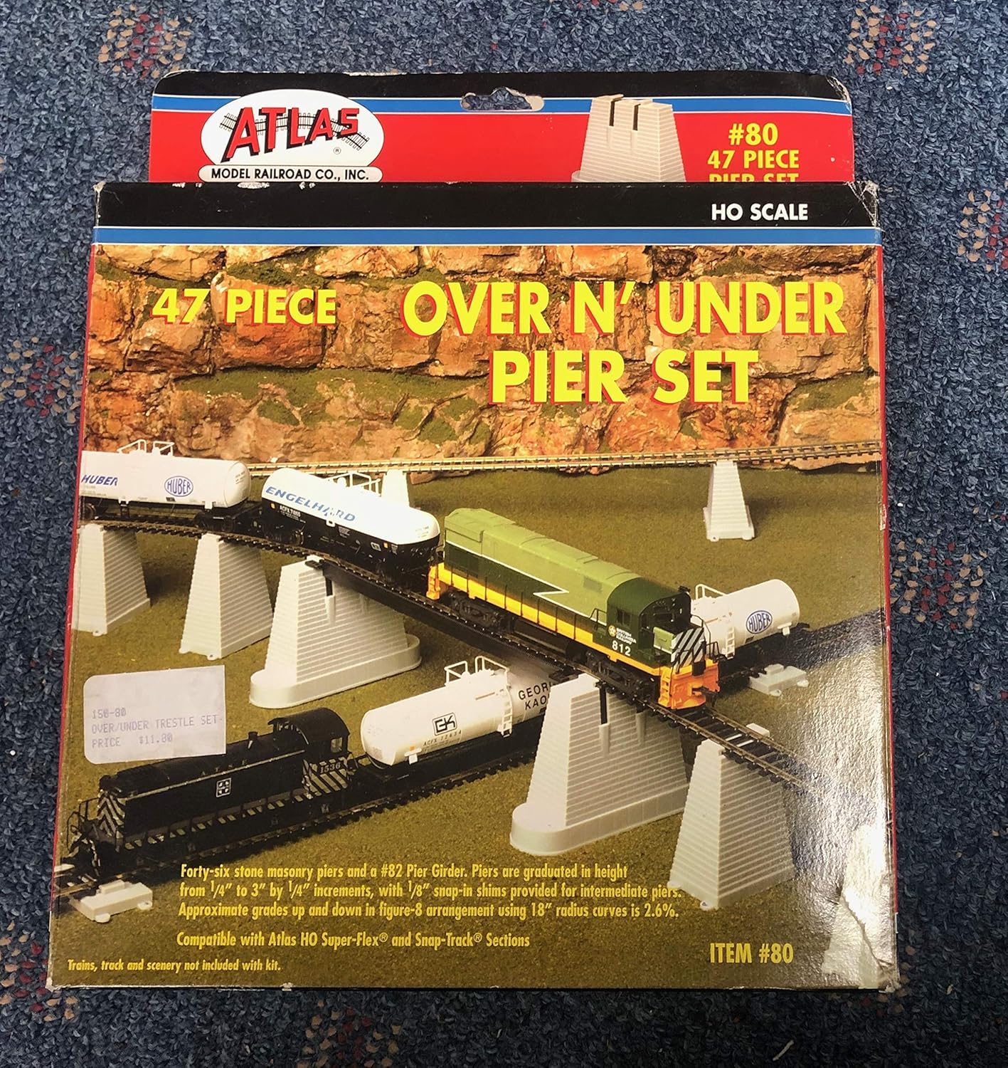 Juego de muelles (juego de 47 piezas) HO Scale Atlas Trains